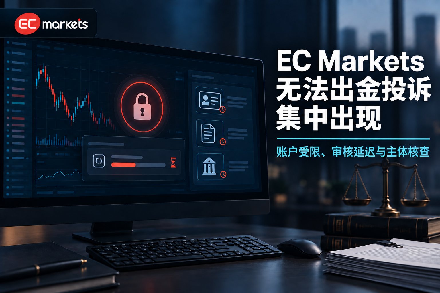 EC Markets无法出金投诉集中出现:账户受限、审核延迟与主体核查