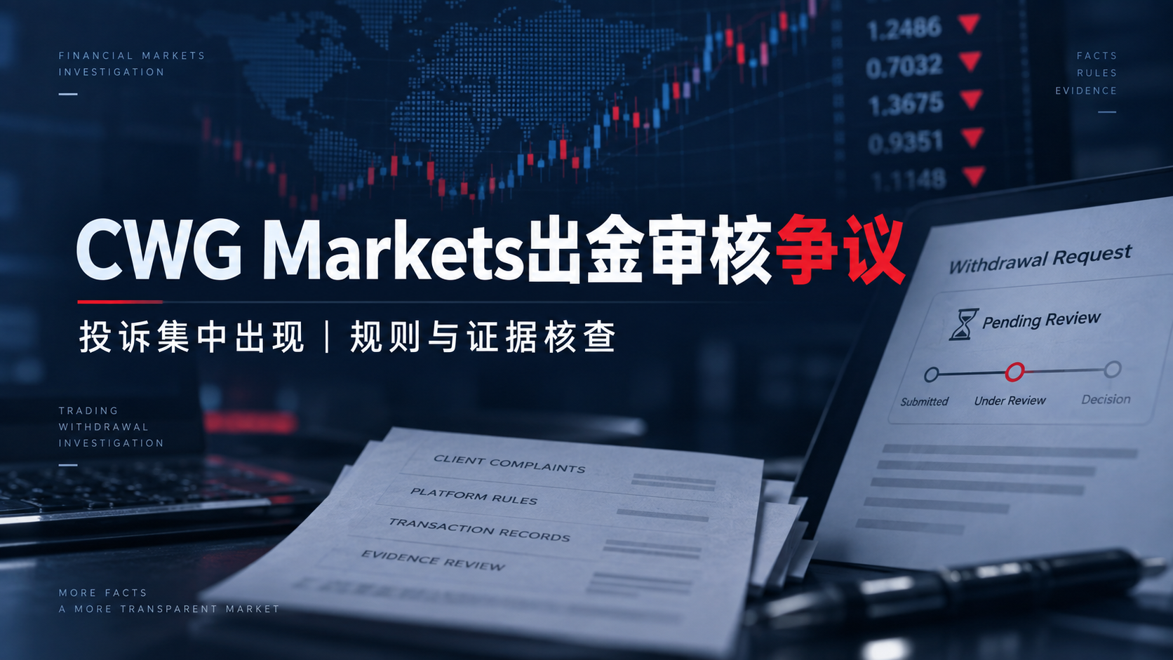CWG Markets出金审核争议与证据核查