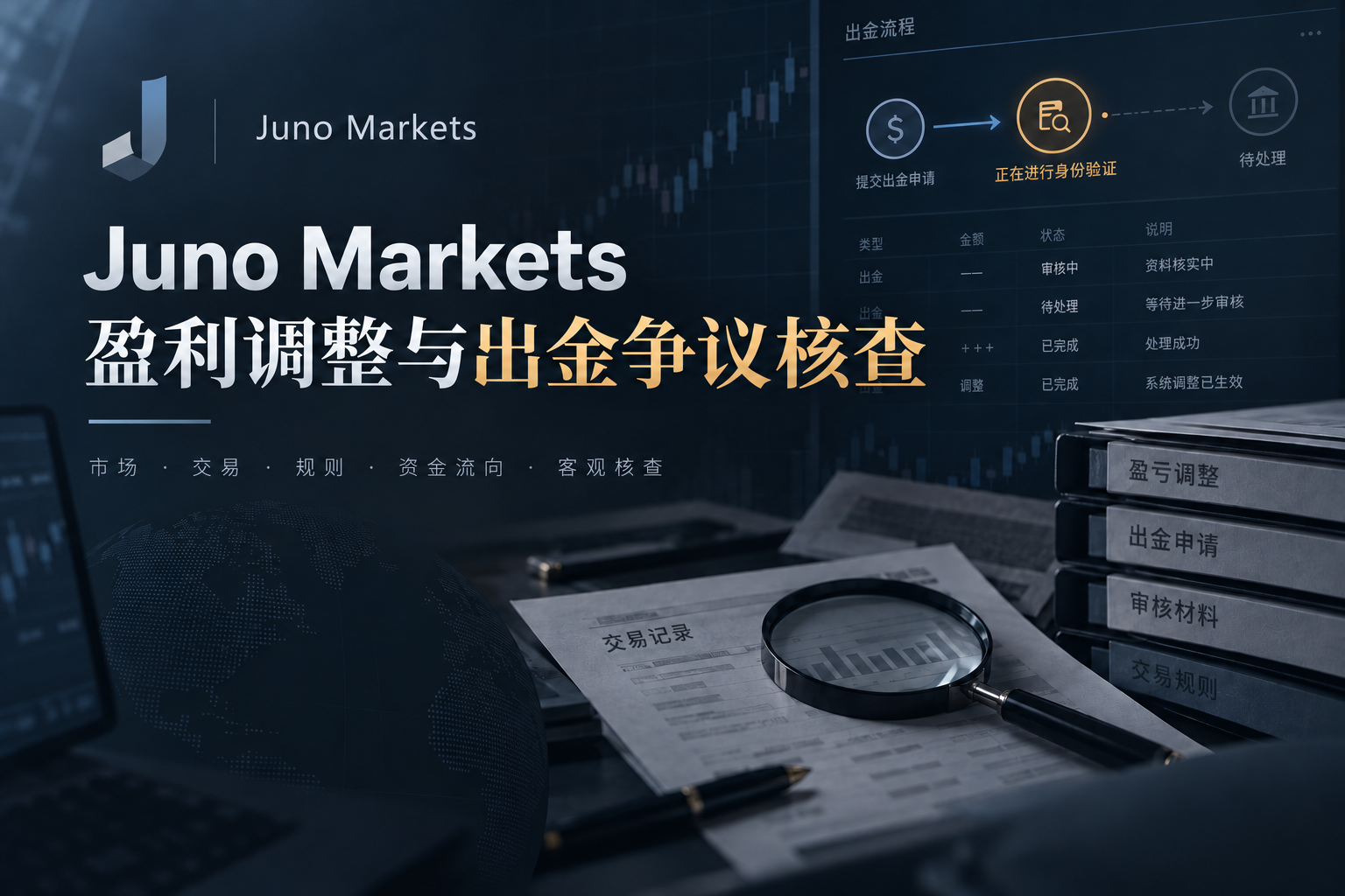 Juno Markets盈利调整与出金争议核查