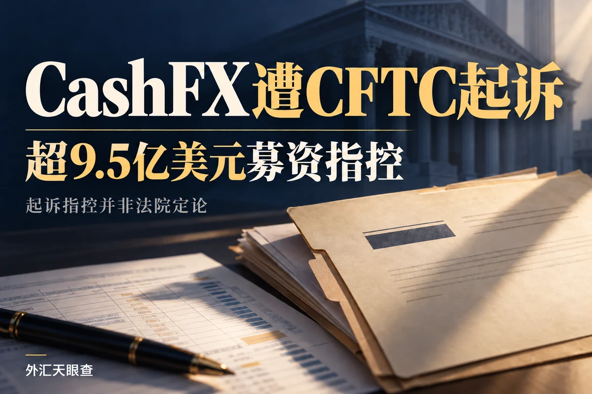 CashFX被CFTC起诉:超9.5亿美元外汇资金池与高回报指控